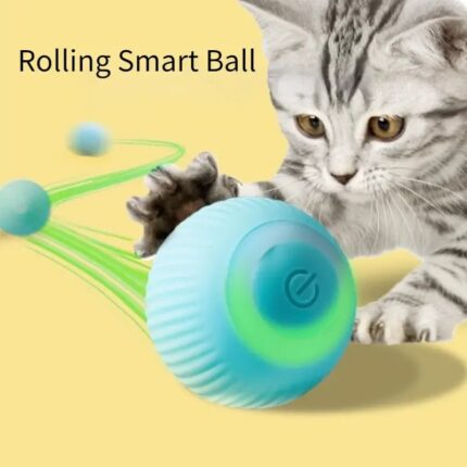 Luxe Crystal Electric Rolling Smart Ball for Cats